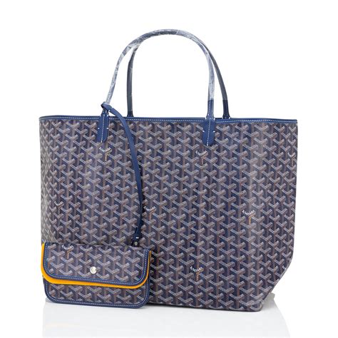 goyard light blue|navy blue goyard tote.